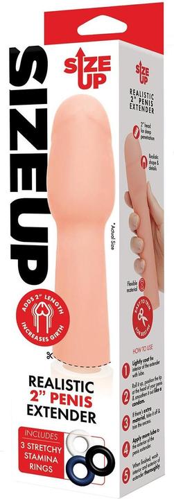 Produktbild Sizeup size up extra realistic penis entender flesh