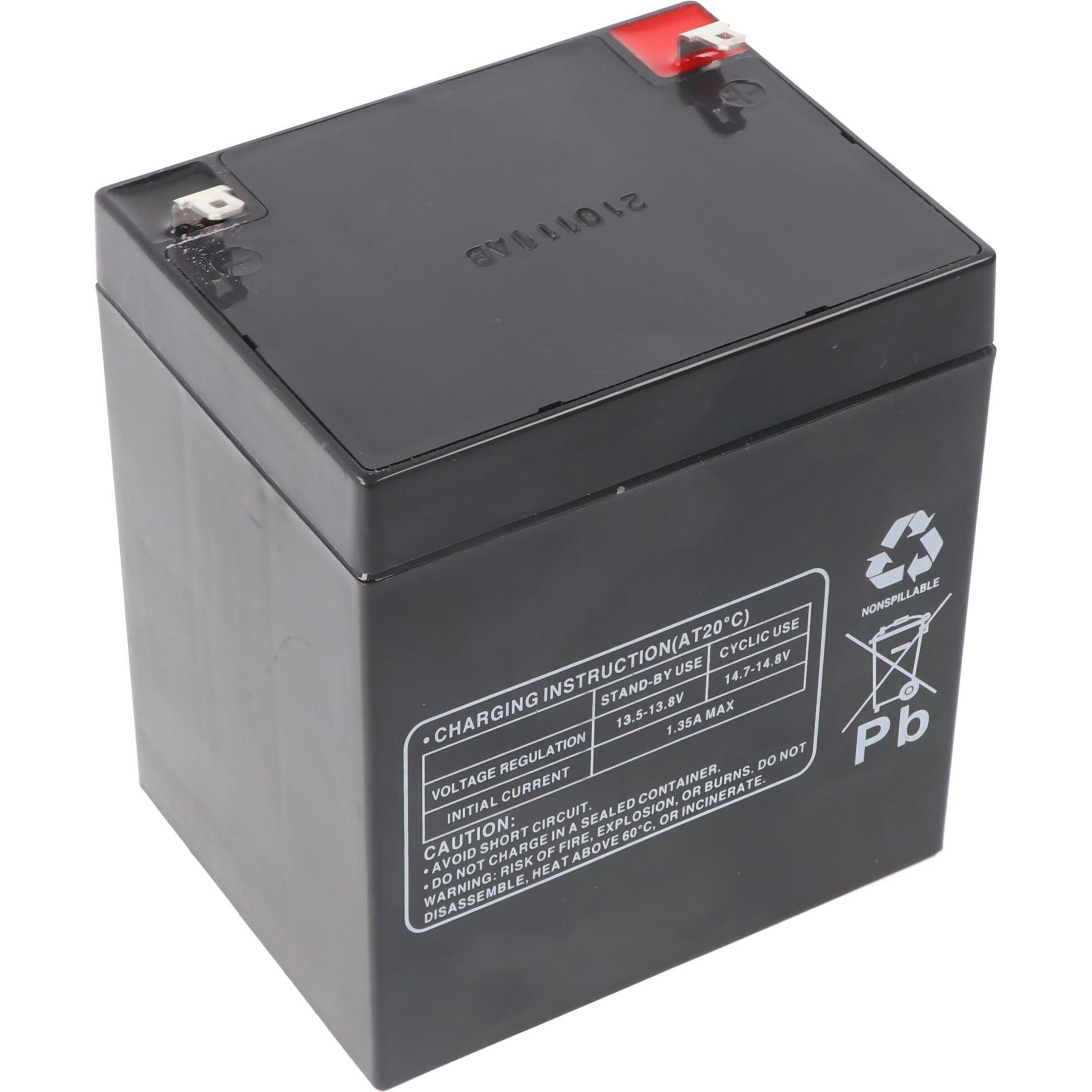 Thumbnail - Multipower, Fahrzeugbatterie, Akku MP4.5-12 t mit 4,8mm Faston Stecker (12 V, 4.50 Ah)