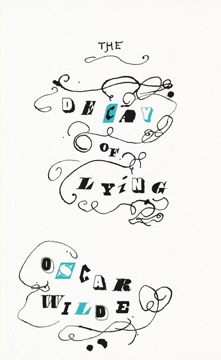 Actual product image The Decay of Lying (English, Oscar Wilde, 2020)
