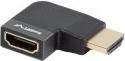 Produktbild Lanberg Adaptador 8k Hdmi(M) A Hdmi(H) Angulo Derecha Aluminio Plata (HDMI)