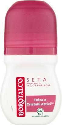 Actual product image Borotalco Silk Roll On Deodorant with Alcohol-Free Formula and Talc with Active Crystals Triple Protection Tal (Roll-on)