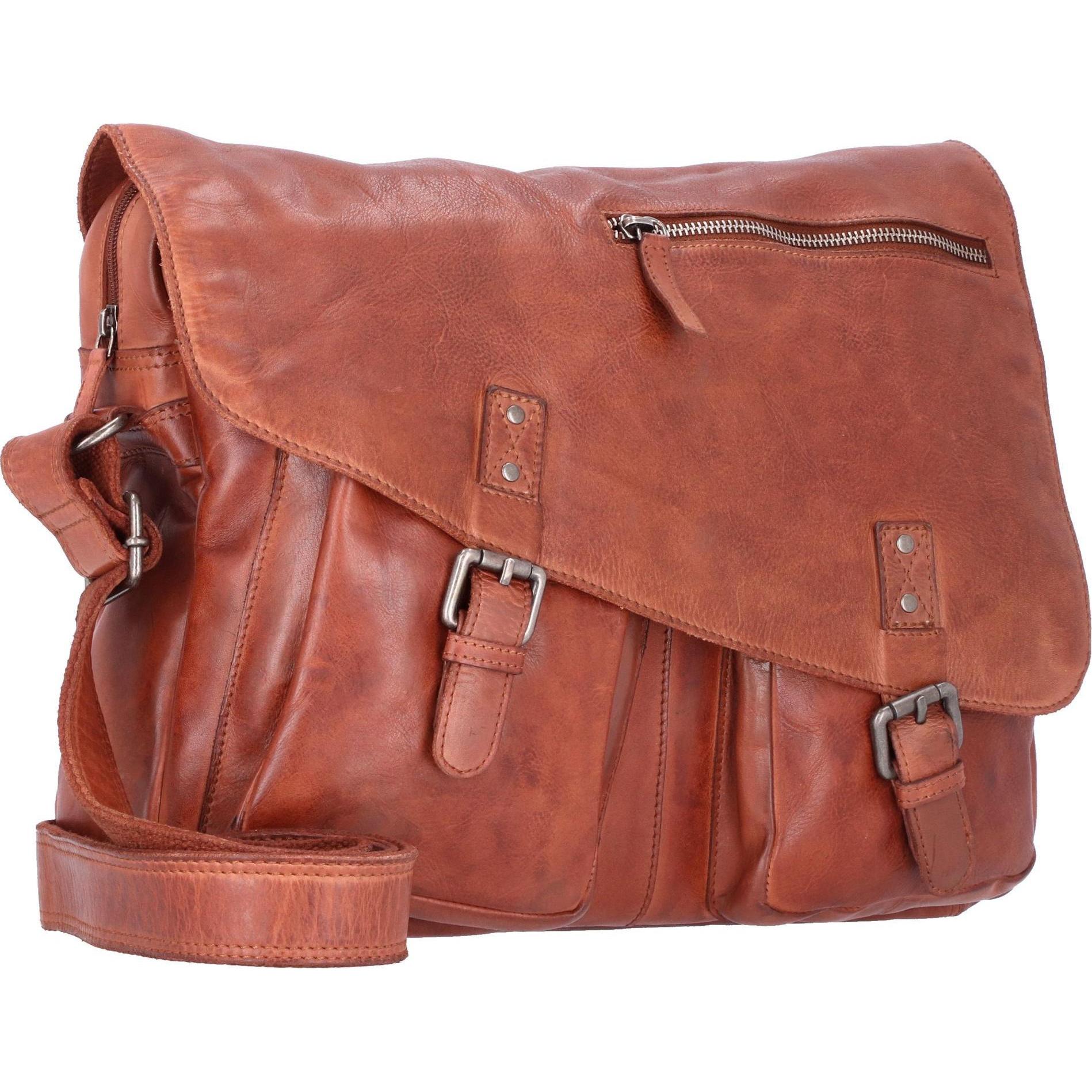 Thumbnail - Greenburry Laptoptasche Vintage Washed 2919 (15.75"), Notebooktasche, Braun