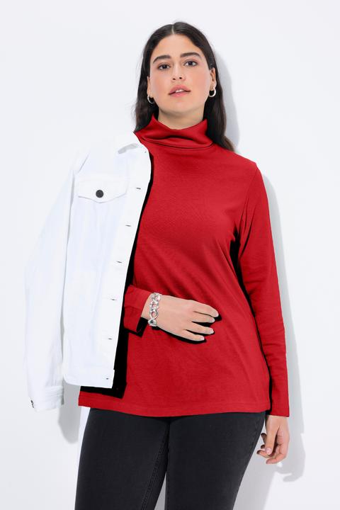 Produktbild Ulla Popken Shirt, Rollkragen, Slim, Langarm (58)