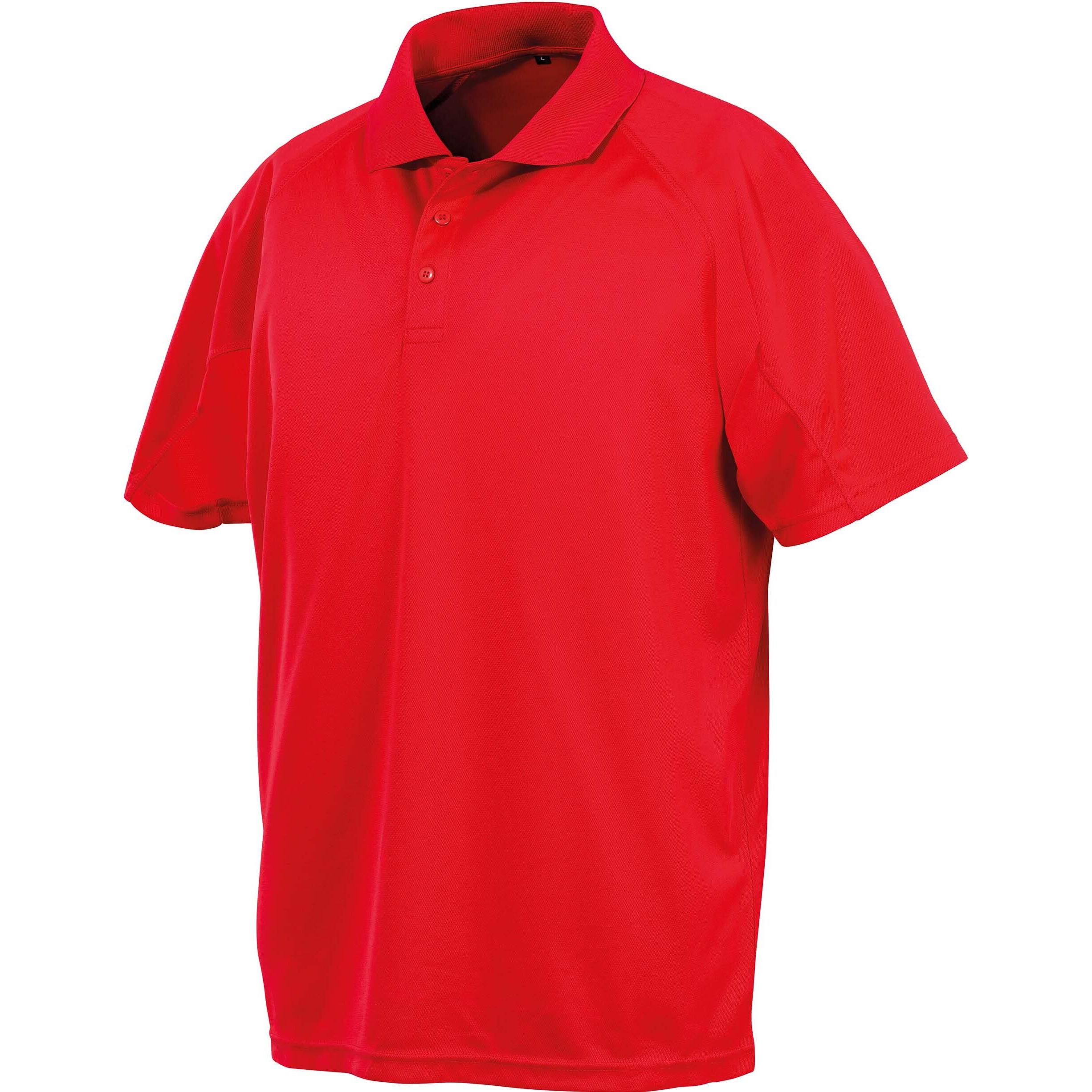 Spiro, Shirt, Performance aircool, Rot, (M)