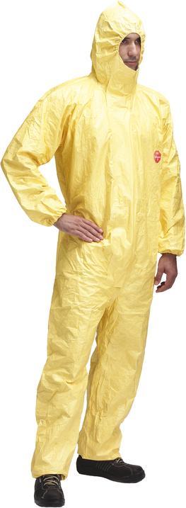 Productafbeelding Dupont Veiligheidsoverall type 3/4/5/6 Tychem 2000 C, geel, unisex maat: S (S)