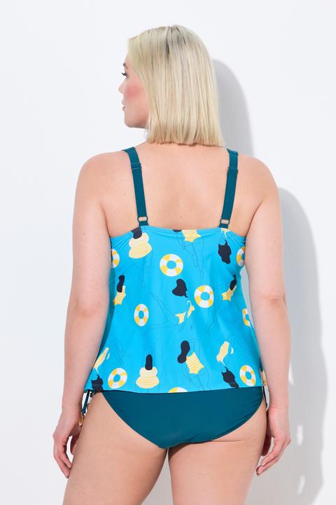 Immagine prodotto Ulla Popken Tankini con nuotatrice, coppe morbide e spalline regolabili (46)