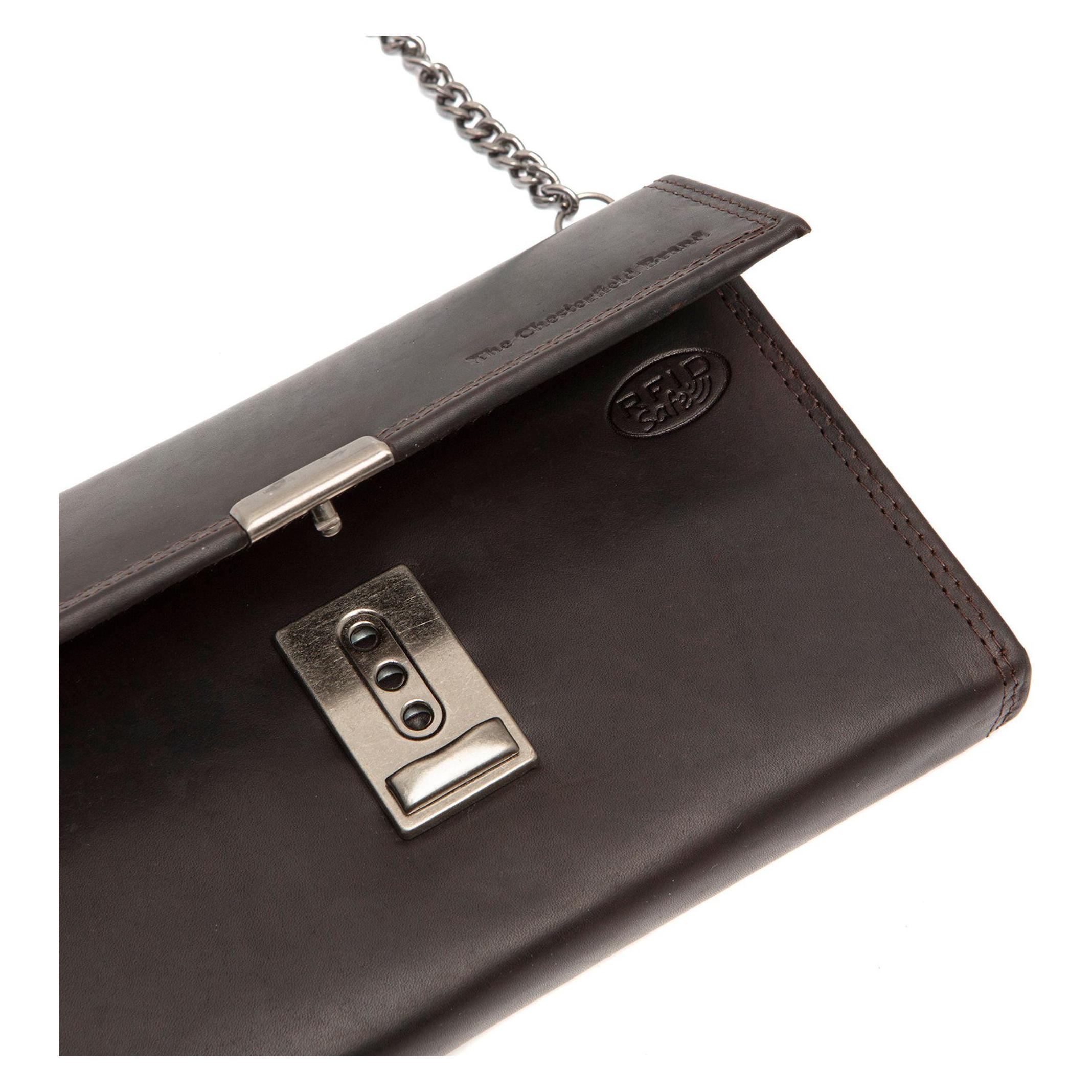 The Chesterfield Brand, Damen, Portemonnaie, Waiter Geldbörse Leder 18 Cm, Braun