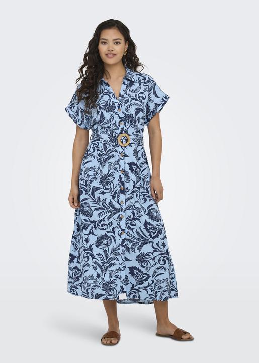 Produktbild Only ONLJAKIRI Langes Kleid Hemdblusenkleid (L)