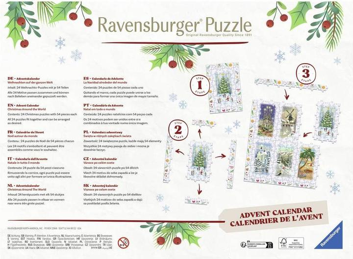 Productafbeelding Ravensburger Kinderpuzzle 54 Teile - Puzzle Advent Calendar
