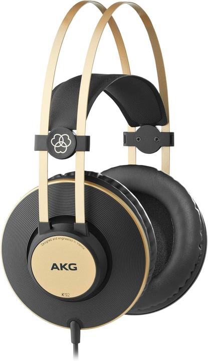 AKG K92 Headphones Wired Head-band Music Black, Gold (NC, Kabelgebunden)