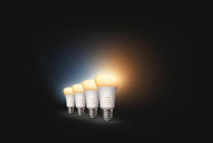Produktbild Philips Hue White Ambiance (E27, 6 W, 570 lm, 4 x, F)