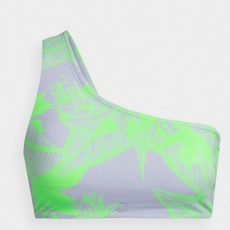 4F, Costume da bagno intero, Costume da bagno, Bianco, (XL)