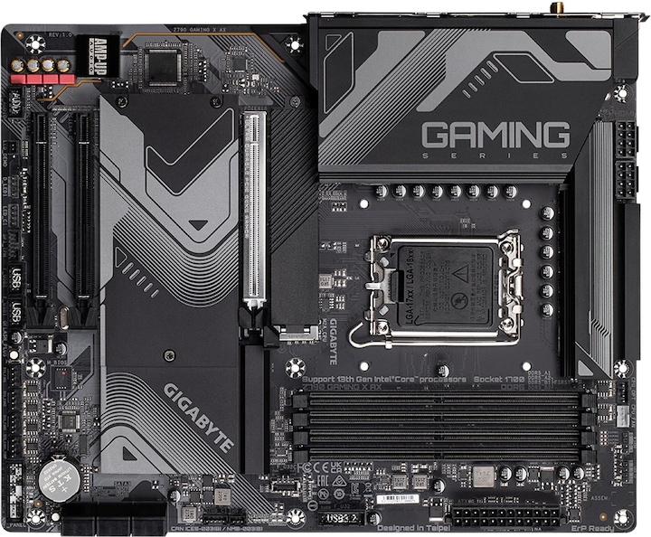 Actual product image Gigabyte GA-Z790 GAMING X AX (1700) (D) (LGA 1700, Intel Z790, ATX)