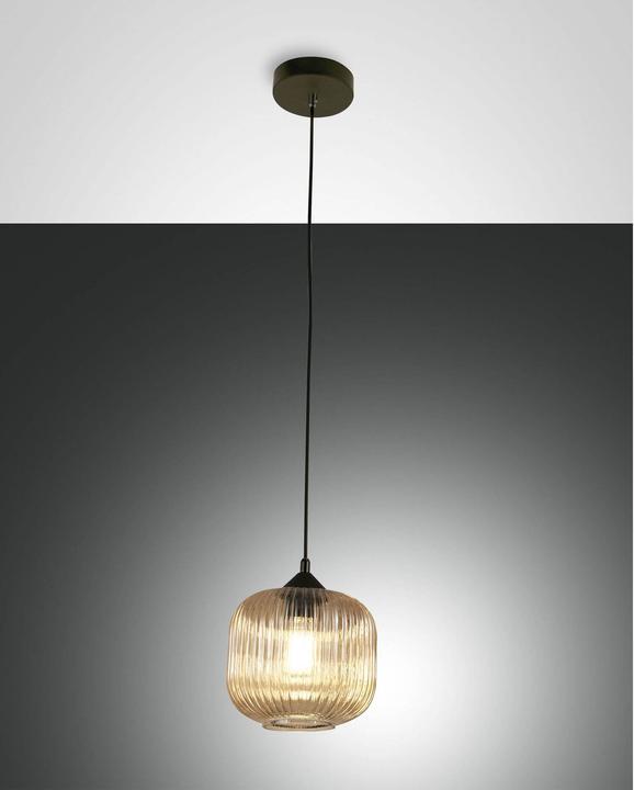 Fabas Luce Pendant light Dock E27 Ø200mm amber (E27)