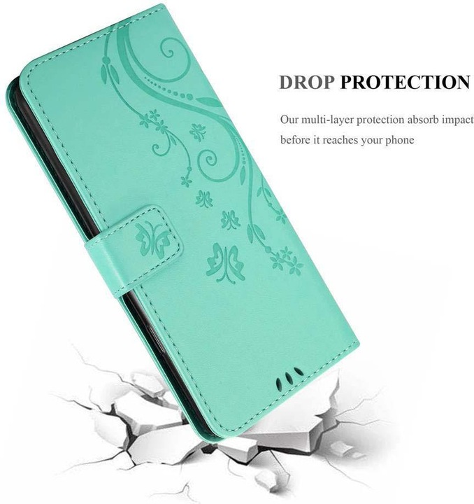 Actual product image Cadorabo Flower Book cover (Samsung Galaxy A50, Samsung Galaxy A30s, Samsung Galaxy A50s)