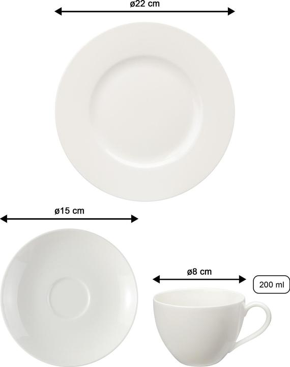 Produktbild Vivo by Villeroy & Boch Basic White (18 Stück)