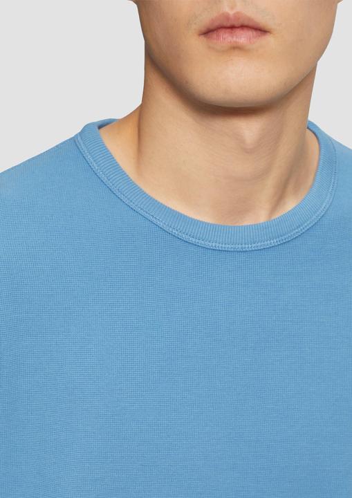Produktbild S.Oliver T-Shirt T-Shirt aus Baumwolle mit Waffelstruktur (XXL)
