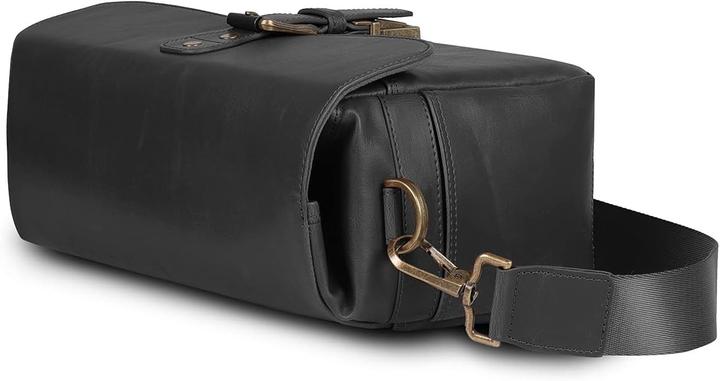 Produktbild MegaGear Ledertasche für Kamera (Kamera Schultertasche)