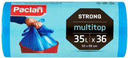 Produktbild Paclan Bin Bags Multitop 35l 36pcs Hdpe (36 x, 35 l)