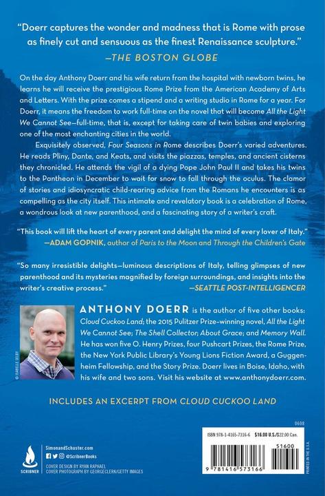 Produktbild Four Seasons in Rome (Englisch, Anthony Doerr, 2008)