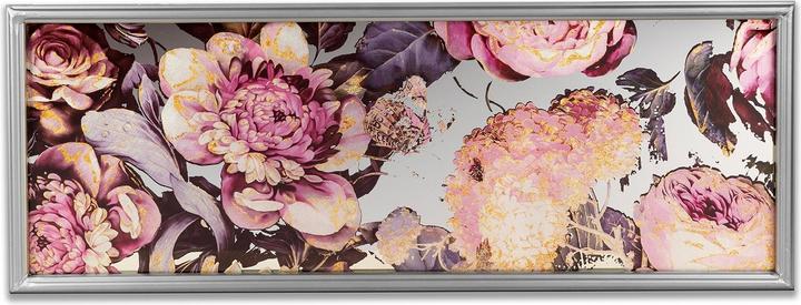 Actual product image Formano Wall mural mirror, floral, rectangular (80 x 30 cm)