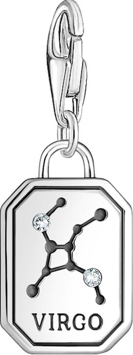 Produktbild Thomas Sabo Charm-Anhänger Sternzeichen Jungfrau mit Steinen Silber (925er Silber)