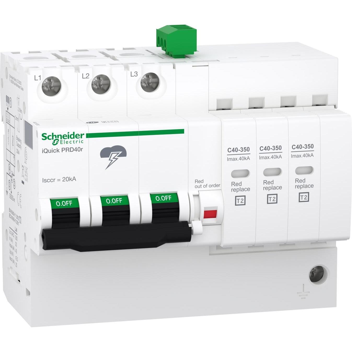 Schneider Electric, Überspannungsschutz, iQuick PRD40r ÜSS