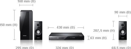 Produktbild Samsung HT-C5800, 2.1 3D-Bluray System, 500 Watt (500 W)