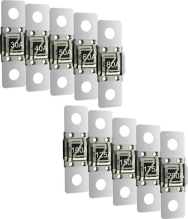 Actual product image Offgridtec Set of 5 MIDI fuse 50A 58V (50 A)