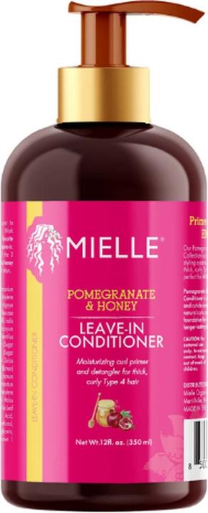 Image du produit Mielle Après-shampooing sans rinçage Pomegranate & Honey pour cheveux de type 4 12 onces (355 ml)