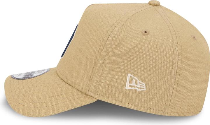 Actual product image New Era A-Frame Trucker Linen Cap - New York Yankees beige (One size)