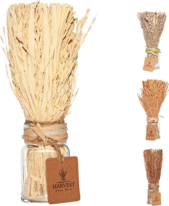 Produktbild Casativo Deko-Gras in dekorativem Glas (22 x 22 cm)