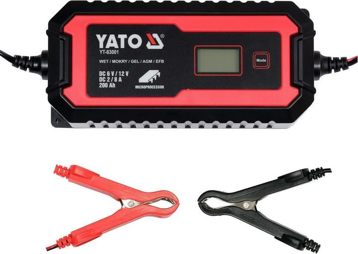 Produktbild Yato PROSTOWNIK ELEKTRONICZNY 6V/2A, 12V/8A (6V, 12V, 8 A)
