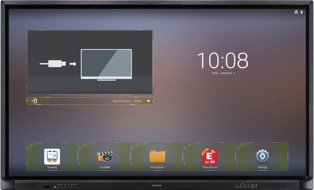 Actual product image Sharp PN70HC1E (3840 x 2160 Pixels, 70")