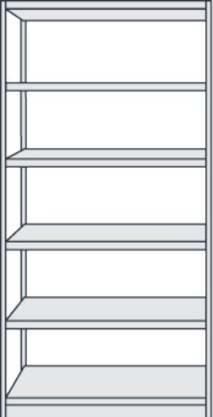 Actual product image kaiserkraft Office plug-in shelf, without back wall