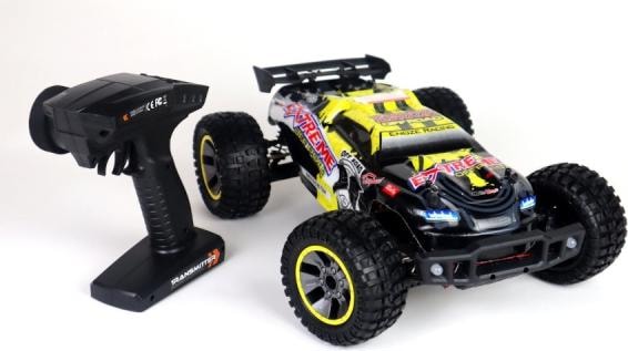 Immagine prodotto Es-toys Buggy elettrico RC 1:10 con telecomando 2,4Ghz, 48 Km/H, trazione integrale - 1700 MAh LiIon (RTR pronto all'uso)
