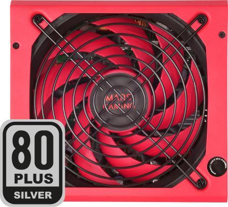 Actual product image Mars Gaming Alimentation Atx Vulcano Mpm - 750w (Rouge) (750 W)