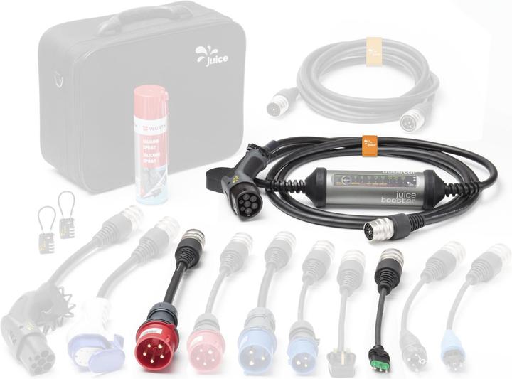 Immagine prodotto Juice Technology Set Basic Juice Booster 2 (Tipo 2, 22 kW, 32 A, CEE32 rosso, CEI 23)