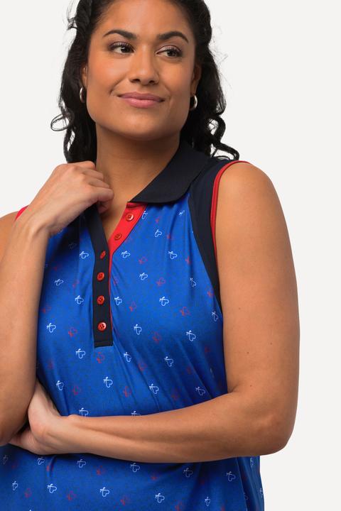 Actual product image Ulla Popken QuickDry Polo Collar Stretch Tank (42, 44)