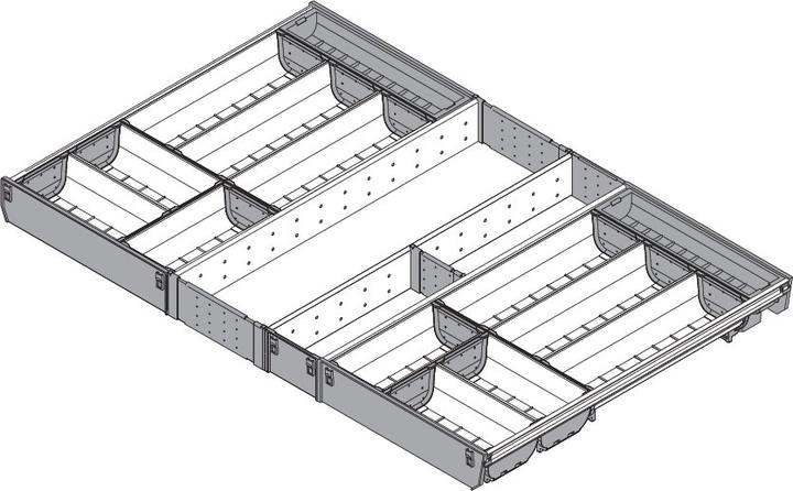 Image du produit Blum ZSI.90VEI7 IG/G ORGA-LINE set de bacs