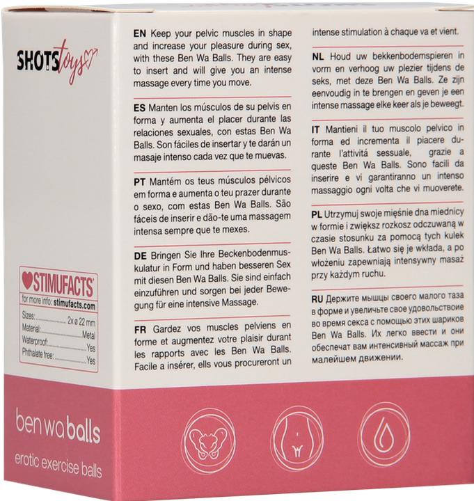Image du produit Doc Johnson Toys Ben Wa Balls Poids moyen