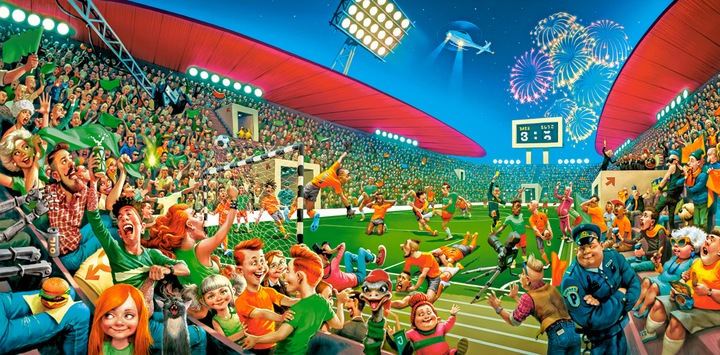 Actual product image Castorland Puzzle 4000 pcs. Football World Cup art collection C 400393 (4000 pieces)
