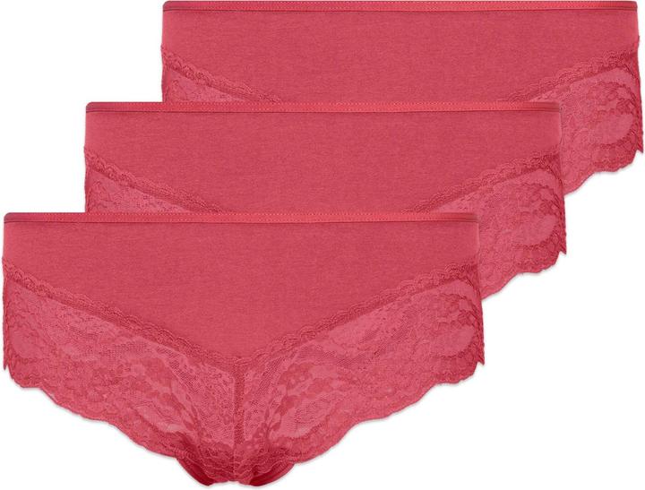 Produktbild Snocks Hipster Panties mit Spitze (S, 3er Pack)