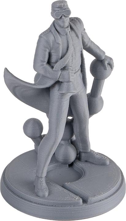 Actual product image Polymaker PolyTerra PLA - Fossil Grey - 2.85mm (PLA, 2.85 mm, 1000 g, Grey)