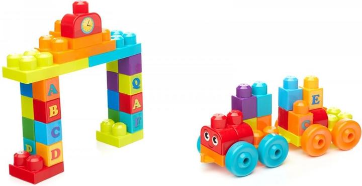 Actual product image Mega Bloks ABC Learning Train (60 pieces)