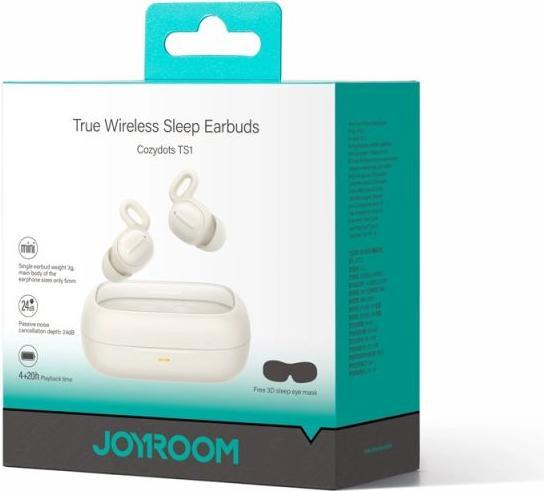 Produktbild Joyroom JR-TS1 TWS-Kopfhörer der Cozydots-Serie mit Bluetooth 5.3 und Geräuschunterdrückung – Schwar (NC, 4 h, Kabellos)