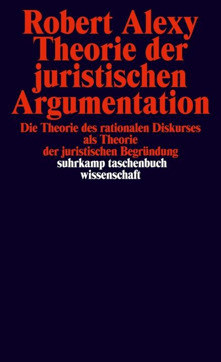 Produktbild Theorie der juristischen Argumentation (Deutsch, Robert Alexy, 2012)