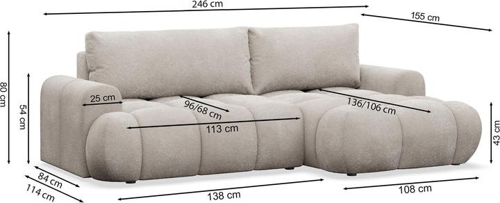 Produktbild Selsey Ombo mini (Ecksofa)