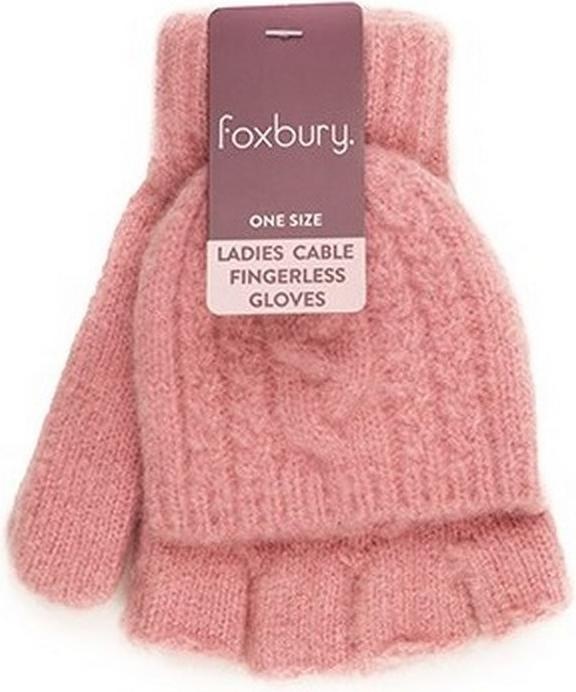 Image du produit Foxbury Gants sans doigts avec câble pour femmes/femmes (Taille unique)