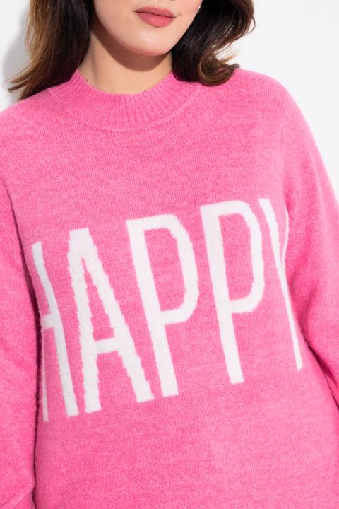 Produktbild Angel of Style Pullover, HAPPY-Statement, Ballon-Langarm (50, 52)
